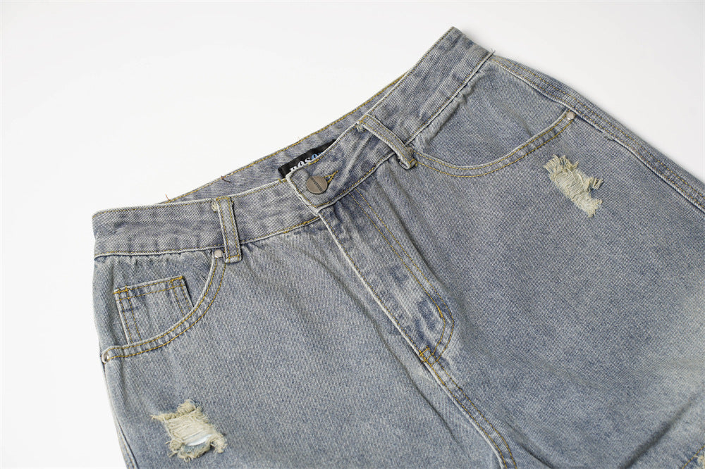 Loose Men And Women Bootcut Pants