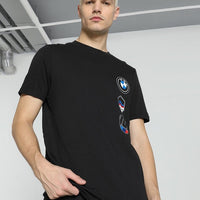 BMW M Motorsport Garage Regular Fit Crew-Neck T-Shirt (Black, M)