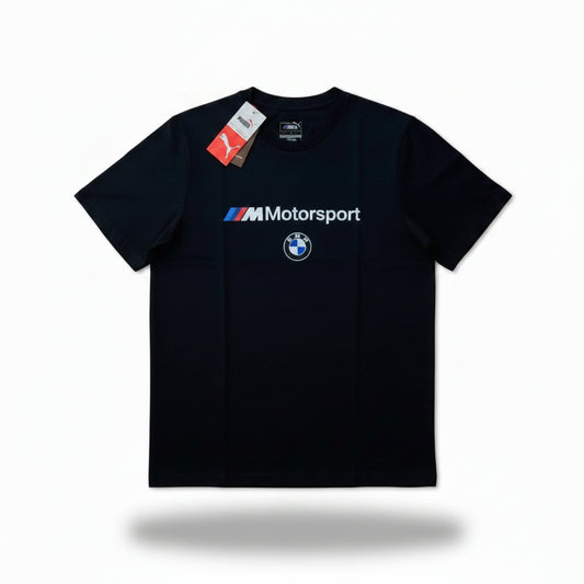 BMW M Motorsport Garage Regular Fit Crew-Neck T-Shirt (Black, M)
