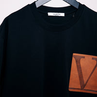 Valentino Printed Men's Tshirt (Black, M)