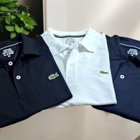 Polo Neck T-Shirt for Men (Multicolor, M) (Pack of 3)