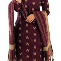 Women's Cotton Kurta Pant Set with Dupatta