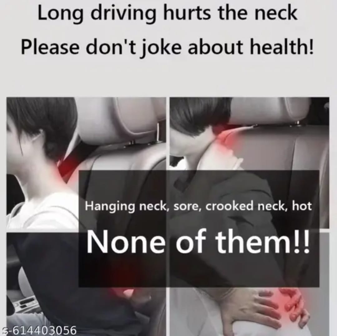 Neck & back support pillow combo