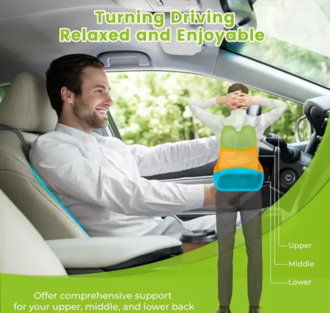 Foam Backrest For Car Seat Pain Relief