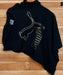 Half Sleeves Casual T-shirt for Men (Black, XL)