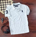 Half Sleeves Casual T-shirt for Men (White, XL)