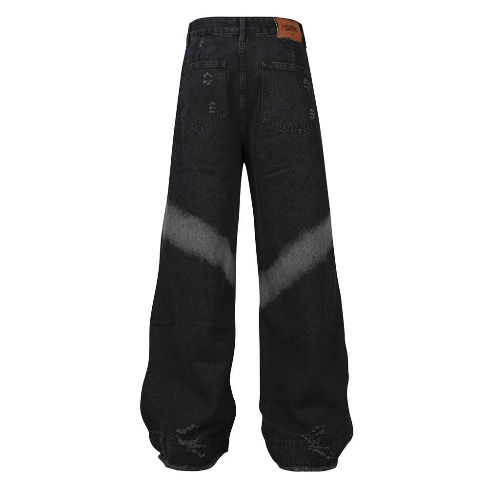 Loose Men And Women Bootcut Pants